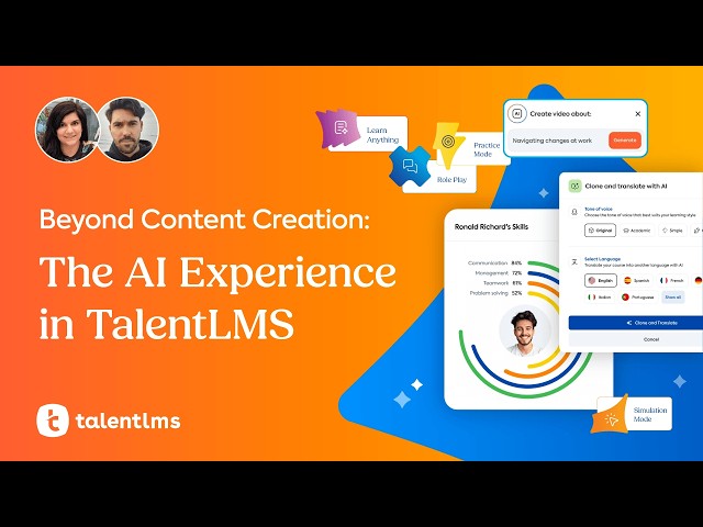 Beyond Content Creation: The AI Experience in TalentLMS
