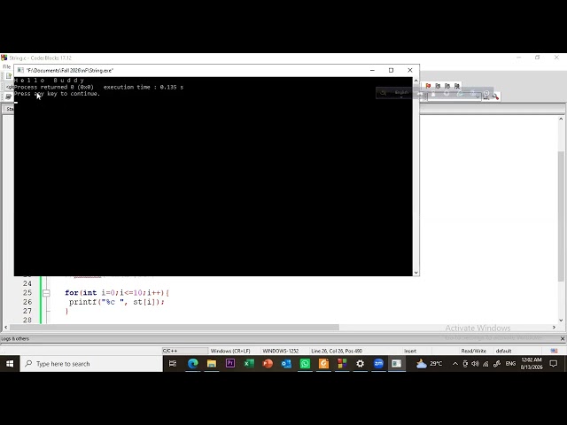 String in C