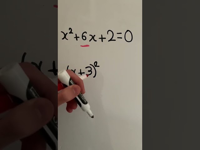 Here’s how You Complete The square #viral #algebra