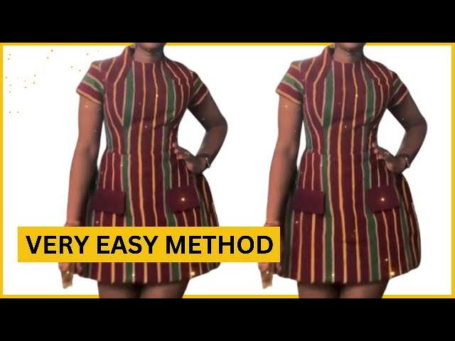How To Easily Cut And Sew This Trending ASO OKE Gown | STEP BY STEP SEWING TUTORIAL #diy #sewingtips