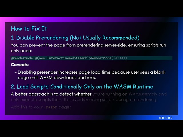 Why Your script Tags Run Twice in Blazor WebAssembly and How to Fix It
