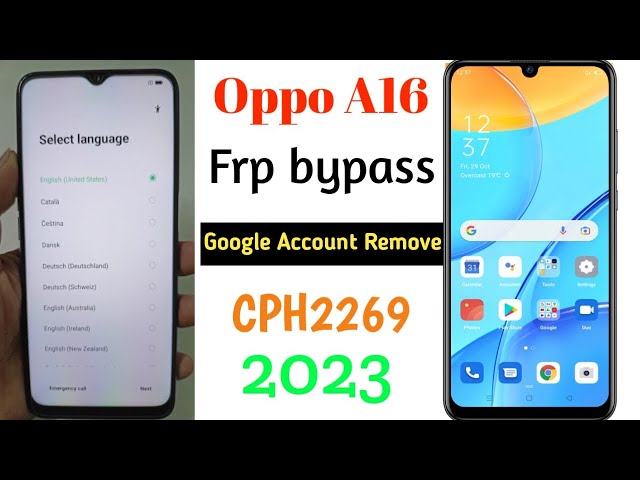 How To Oppo A16 Frp Bypass Oppo  A16 CPH2269 Google Account Remove (Uzzol Technology)