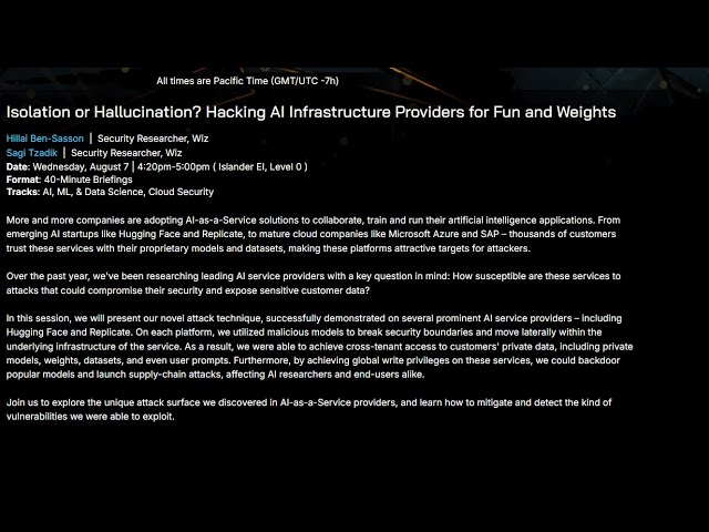 Isolation or Hallucination? Hacking AI Infrastructure Providers for Fun and Weights