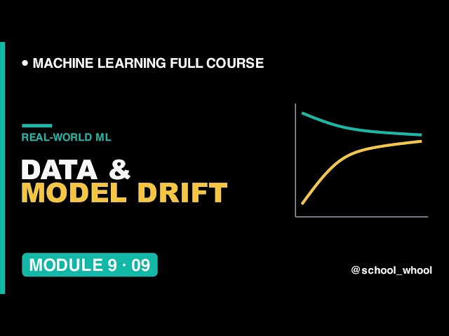 M9L9: Data Drift & Model Drift Explained | Machine Learning free course #ai #datascience