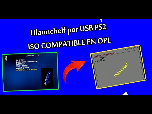 [Ps2]  ULAUNCHELF COMPATIBLE POR USB Y OPL