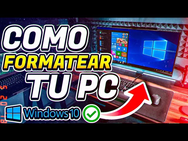 ✅How to FORMAT your PC with WINDOWS 10!