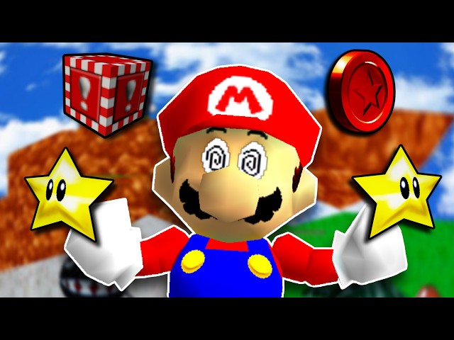 MARIO 64 but the STARS and ITEMS are RANDOMIZED