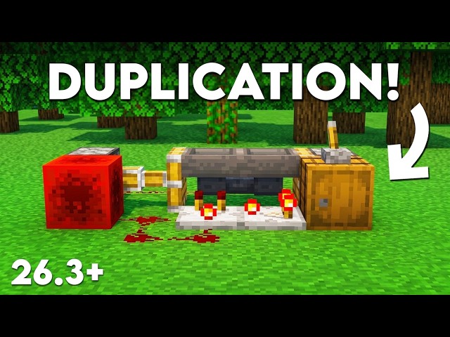 NEW EASY DUPLICATION GLITCH Minecraft Bedrock 26.1/1.21+!