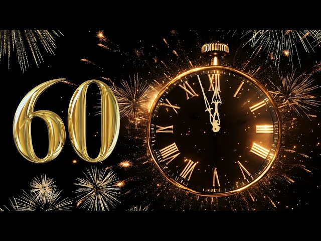 New Year Countdown 2025 🎆 Best NEW YEAR COUNTDOWN 60 seconds TIMER  🎆 Happy New Year 2025 🎇