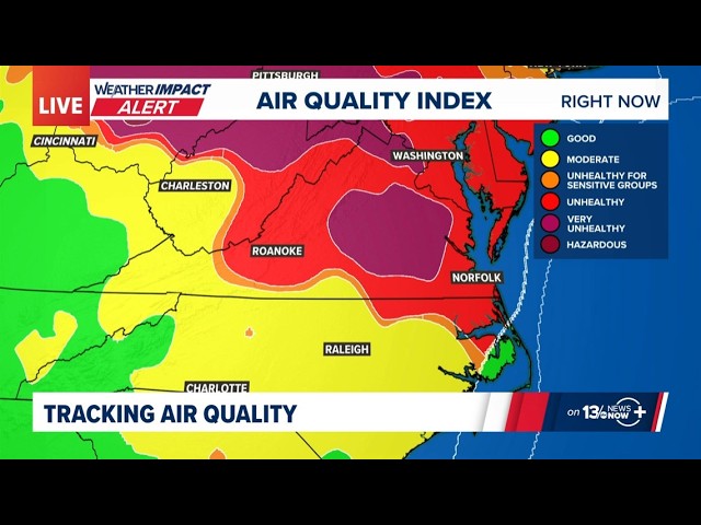 Code Red Air Quality Alert for Hampton Roads