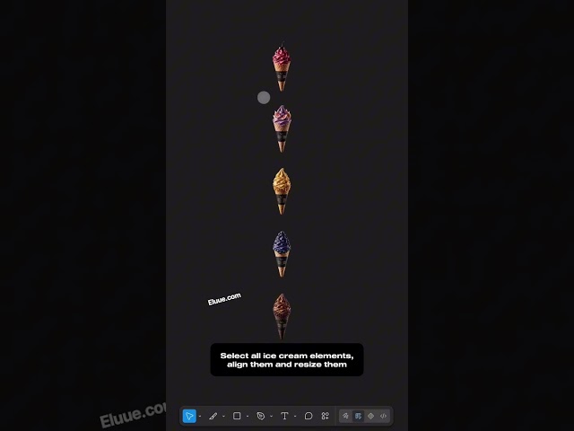 Ice cream slider in Figma#figma #animation #slider #interactions #uiux