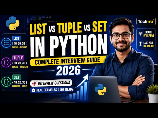 List vs Tuple vs Set in Python | Complete Interview Guide for Python 2026