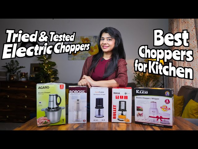 Electric Choppers For Daily Kitchen Use | Best Electric Choppers - Tried & Tested ✨