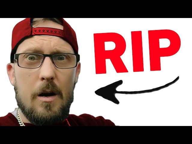 This YouTuber is DYING
