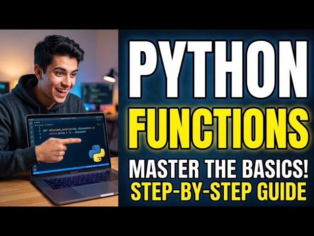 Stop Repeating Code! Python Functions Tutorial for Beginners