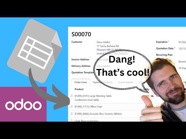 Use Sheets in ODOO to Make Quotes: Quote Calculator