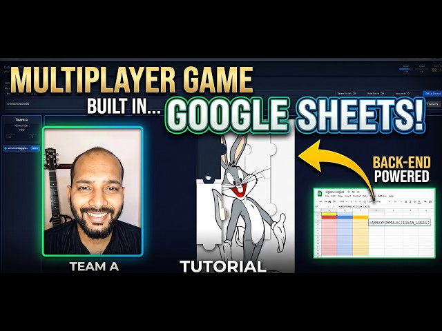 You Won't Believe This Multiplayer Game was Built in Google Sheets | Tutorial