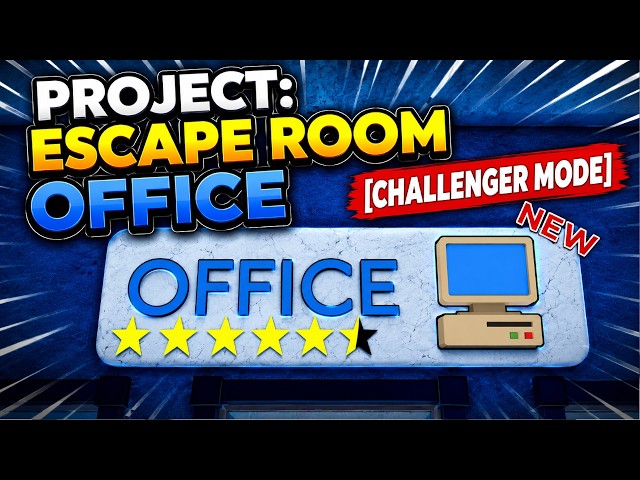Roblox PROJECT: ESCAPE ROOM OFFICE Walkthrough [Tutorial/Guide] [Challenge Mode] 🔑