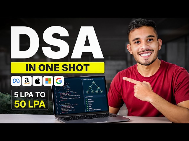 Data Structures and Algorithms using Python | Full Course | DSA in Python in 1 video