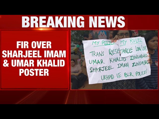 Karnataka News | Bengaluru Police File FIR Over Pro-Sharjeel Imam, Umar Khalid Posters At Protest