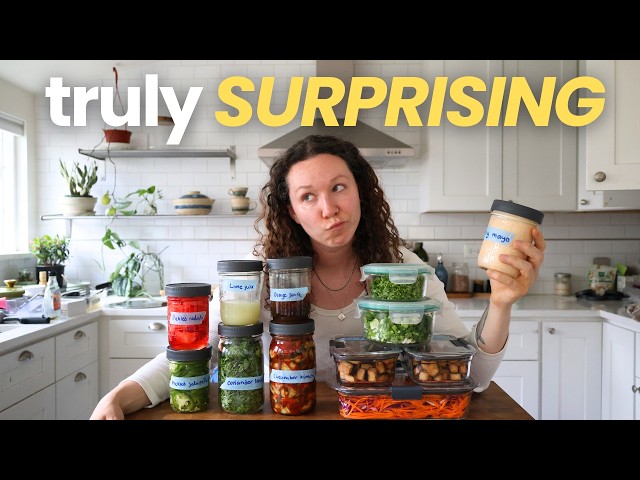 I tried food prepping like a professional chef *game changing*