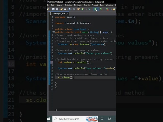 #javauserinputmethod #javainterviewquestionsandanswersforfreshers#javalanguage #javaee#coding#coder