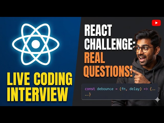 React Live Interview Practice LIVE