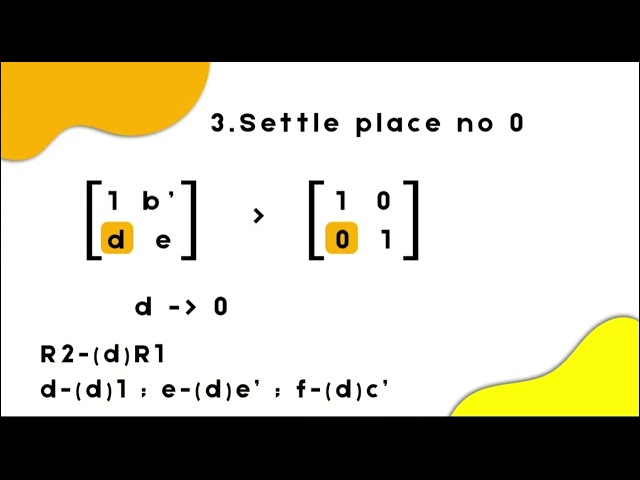 Elementary Row Operations (ERO) solutions