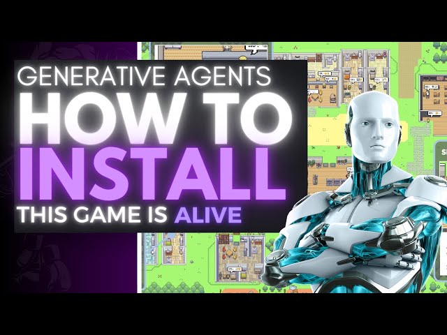 How To Install A Fully Autonomous NPC Simulation! - Google's Ai Agents Powered By ChatGPT!