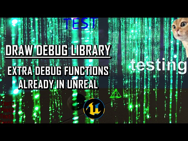 UE5 Tips & Tricks - Draw Debug Library (5.7+)