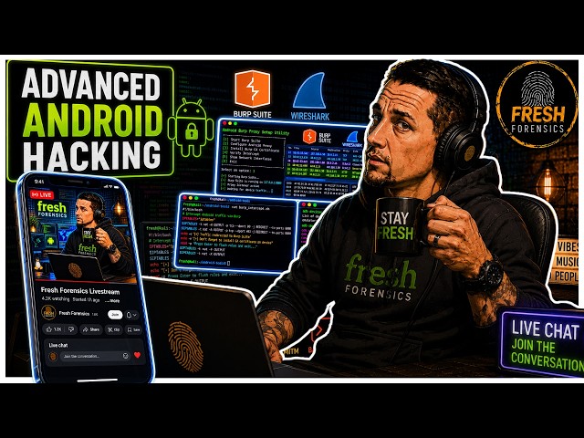 🤖 ANDROID HACKING & FORENSICS: The Ultimate 8 Hour Marathon  🔥