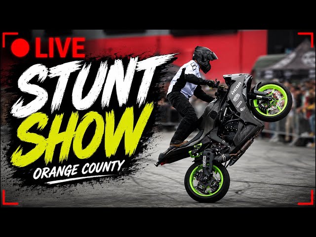 Kawasaki Ninja ZX-6R Motorcycle Stunt Show at Del Amo Motorsports #kawasakininjazx6r