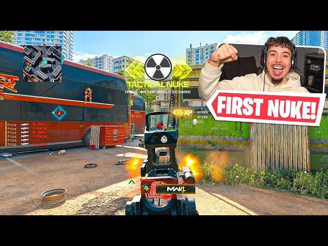 my FIRST TACTICAL NUKE GAMEPLAY in MODERN WARFARE 4! (MW4 Nuke)