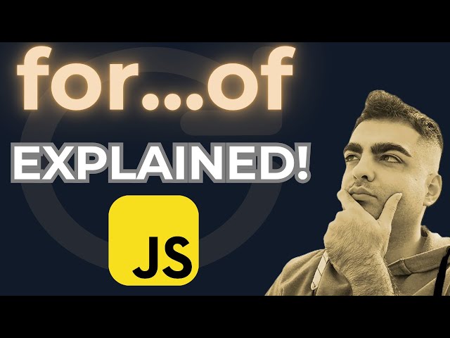 For...Of Loop | Javascript Basics | #26