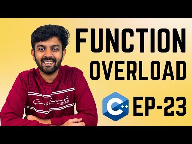 Function Overloading & Scope | C++ for Beginners Ep-23 | code io - Tamil