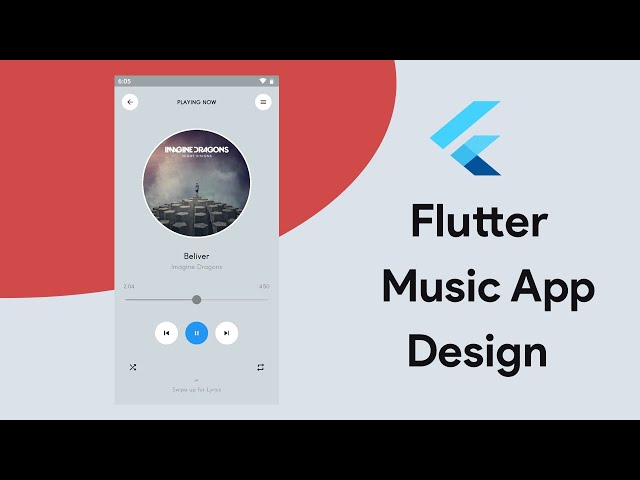 Flutter Music Player UI Design - Speed Code Tutorial