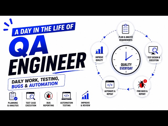 What Does a QA Engineer Do? | Daily Work, Testing, Bugs & Automation