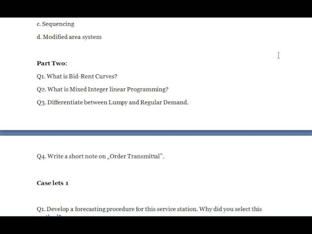 Business Logistics@ - . What is Mixed Integer linear Programming?