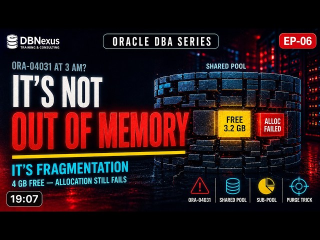 This ORA-04031 Wasted 2 Hours — Here's the 60-Second Fix