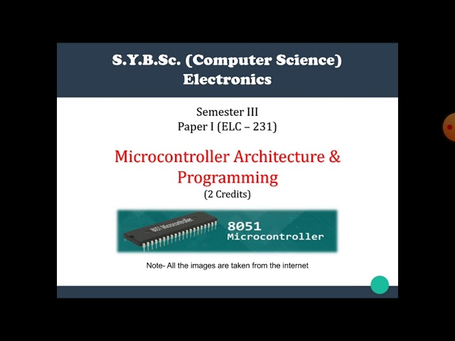 SYBCS | Microcontroller | Lecture-7 | Stack & Stack pointer register of 8051 uC | PUSH & POP operati