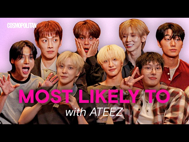 ATEEZ Play "Most Likely To" with Cosmopolitan UK
