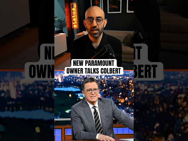Would new Paramount boss David Ellison consider reversing the decision to cancel Stephen Colbert?
