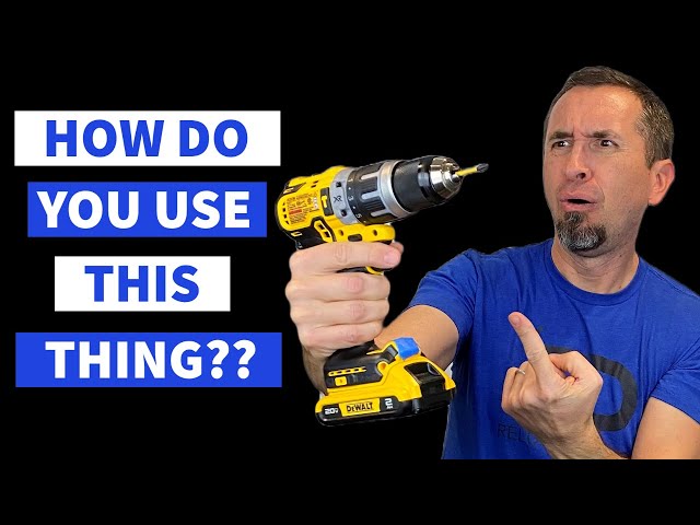 How to Use a Cordless Drill FOR BEGINNERS!