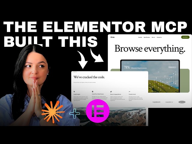 Elementor's MCP just launched and I put it through hell