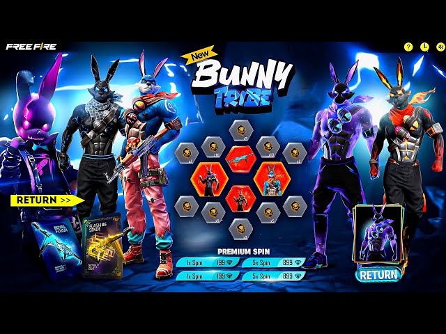 All Bunny Bundle Return Date 🤯💥 | New Football & Jersey Event | Free Fire New Event | Ff New Event
