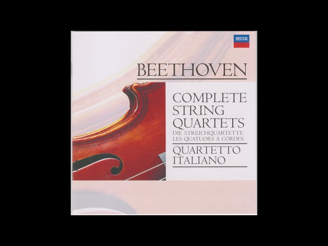 Ludwig van Beethoven — String Quartet No.1 in F major, Op.18 No.1 — Quartetto Italiano, 1972