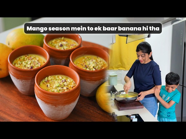 बिल्कुल भी बर्फ़ बर्फ़ नहीं लग रही | Creamy Mango Kulfi Without Cream, Cornflour Or Khoya