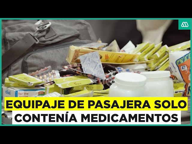 Testigos en la frontera | Detienen a pasajero por tener solo medicamentos en su equipaje