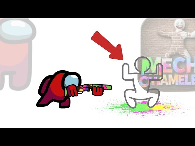 Mini Crewmate Kills Meccha Chameleon Characters👤 | Among Us