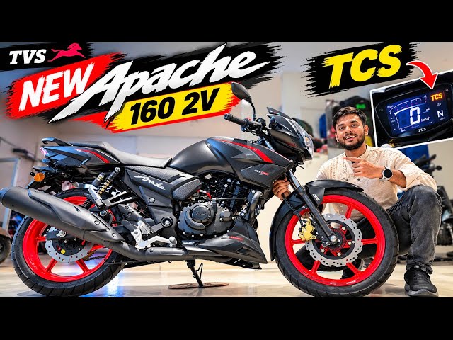 Tvs Apache RTR 160 2V TCS 🔥 New Dual Channel Abs Model 
